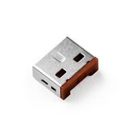 Smartkeeper UL03P1BN USB-A-poortslot Set van 10 stuks Bruin Zonder sleutel