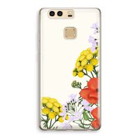 Wilde bloemen: Huawei P9 Transparant Hoesje