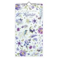 Janneke Brinkman Maandnotitiekalender 2027 Blauwe Bloemen
