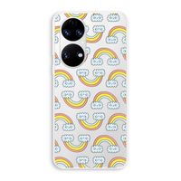 Regenboog: Huawei P50 Transparant Hoesje