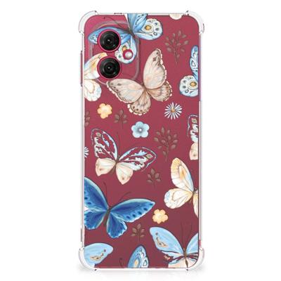 Case Anti-shock voor Motorola Moto G55 Vlinder