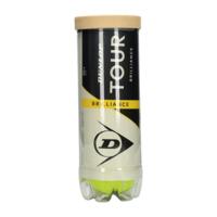 Tennisballen Dunlop D TB TOUR BRILLANCE 3 PET 601620 Geel