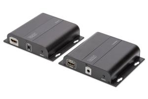 Digitus DS-55122 Extender (verlenging) HDMI, Infrarood via netwerkkabel RJ45 120 m