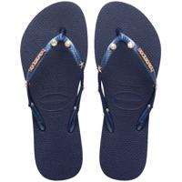 Havaianas Slim luxury aqua navy blue donkerblauw maat 3738