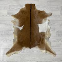 Geitenhuid bruin zwart wit 90x80cm