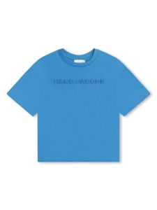 Marc Jacobs Kids t-shirt en coton à logo embossé - Bleu