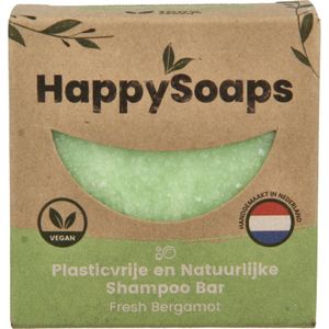 Happysoaps Shampoo bar fresh bergamot (70 gr)