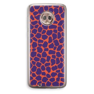 Purple Giraffe: Motorola Moto G6 Transparant Hoesje