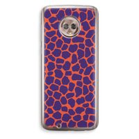 Purple Giraffe: Motorola Moto G6 Transparant Hoesje