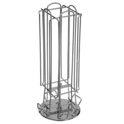 Koffie capsule houder - zilver - dispenser geschikt voor Dolce Gusto cups - roterend - 20 cups