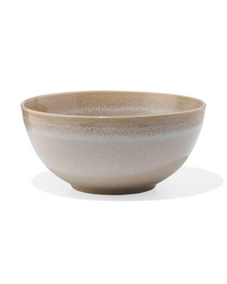 HEMA Schaal Ø22cm Monaco Reactief Glazuur Lichtbruin (lichtbruin)
