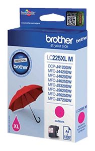 Inktcartridge Brother LC-225XLM rood HC