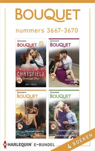 Bouquet e-bundel nummers 3667-3670 (4-in-1) - Abby Green, Maggie Cox, Trish Morey, Sharon Kendrick - ebook