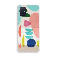 Bold Rounded Shapes: Galaxy A71 Transparant Hoesje Bold Rounded Shapes: Galaxy A71 Transparant Hoesje