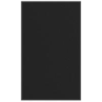 VidaXL Deurmat 90x150 cm zwart