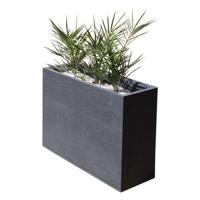 PLASTIC EDA Bloempot Wall Loft Graphit - 46 L - 78,5 x 29,5 x 60 cm - Antracietgrijs