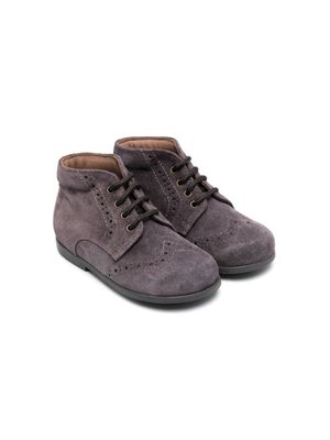 Pèpè bottines en daim à lacets - Violet