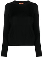 Missoni zigzag wool-blend jumper - Noir