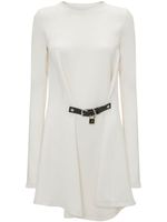 JW Anderson robe portefeuille à détail de cadenas - Blanc