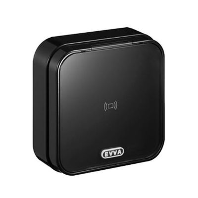 Evva Airkey wandlezer opbouw zwart Evva Airkey wandlezer opbouw zwart