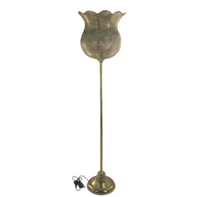 Vloerlamp Home ESPRIT Gouden 33 X 33 X 140 CM