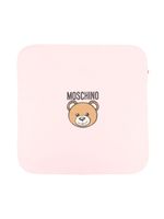 Moschino Kids couverture en jersey à logo imprimé - Rose - thumbnail