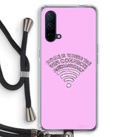 Home Is Where The Wifi Is: OnePlus Nord CE 5G Transparant Hoesje met koord