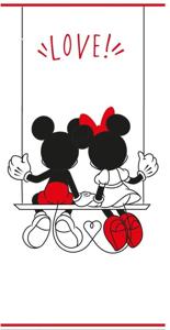 Mickey & Minnie Mouse strandlaken schommel 70 x 140 cm - katoen