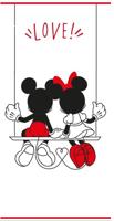 Mickey & Minnie Mouse strandlaken schommel 70 x 140 cm - katoen