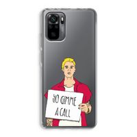 Gimme a call: Xiaomi Redmi Note 10 Pro Transparant Hoesje