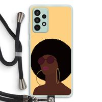 Golden hour: Samsung Galaxy A52s 5G Transparant Hoesje met koord
