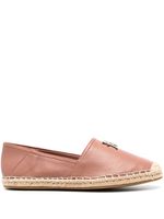 Tommy Hilfiger espadrilles à plaque logo - Marron