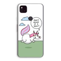 Unicorn: Google Pixel 4a 5G Transparant Hoesje