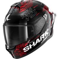 SHARK Skwal Cup Speed-Vib, Integraalhelm, Zwart-Rood-Zilver KRS