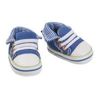 Heless Poppenschoenen Sneakers Blauw, 38-45 cm - thumbnail