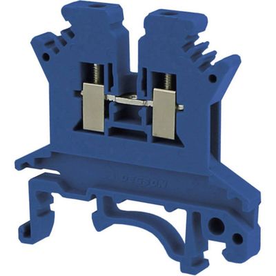 Degson PC1.5-01P-12-00AH-1 Doorgangsklem 4.2 mm Schroeven Blauw 1 stuk(s) Piece