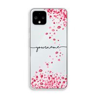 Hartjes en kusjes: Pixel 4 Transparant Hoesje