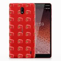 Nokia 1 Plus | Siliconen Case | Paprika Red