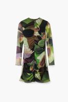 Mini-jurk met print M. Christian Lacroix - GREEN - XL