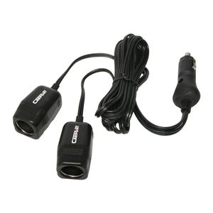 Twincontactdoos 2m kabel 12V/10A 0523485