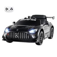 Ride-on-Auto Gelicentieerde Mercedes-AMG GT3 Kinderauto met Afstandsbediening 3 Snelheden Zwart