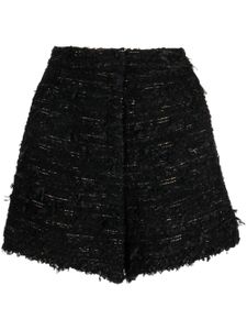 SHIATZY CHEN short en tweed à taille haute - Noir