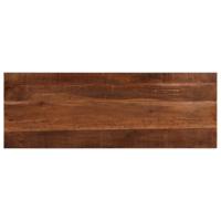 Tafelblad rechthoekig 140x50x2,5 cm massief gerecycled hout