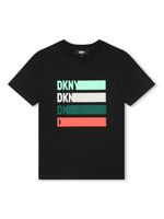 Dkny Kids t-shirt en coton à logo imprimé - Noir