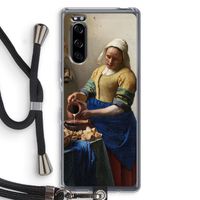 The Milkmaid: Sony Xperia 5 Transparant Hoesje met koord