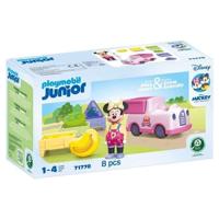 PLAYMOBIL Junior 71770 Minnie met fruitkar, Disney, 8 stuks, Vanaf 12 maanden