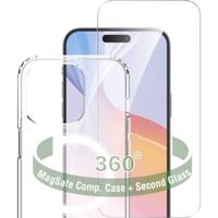 4Smarts 360° Premium Protection Set Backcover Apple iPhone 16 Pro Transparant Inductieve lading