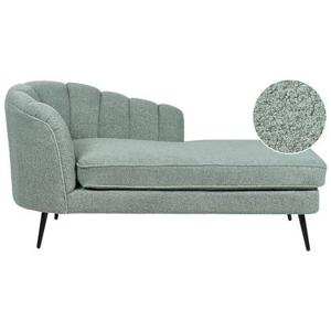 Beliani - ALLIER - Chaise longue - Groen - Linkerzijde - Bouclé