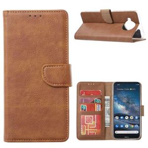 Nokia 8.3 Book Case Bruin met Standaard