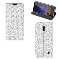 Nokia 2.2 | Hoesje met Magneet | Stripes Dots